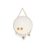 Metal Round Wall Hanging Jewelry Stand