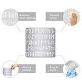 Metal Runes Stencil Elder Futhark Template Gothic Font Engraving