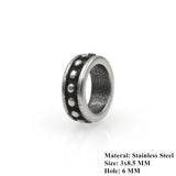 316L Stainless Steel European Spacer Beads for DIY Bracelets