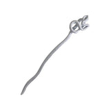 Metal Snake Shape Hairpin Hip-hop Punk Style Hair Fork