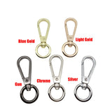 10Pcs Metal Snap Hooks Lobster Clasp KeyChain Carabiners
