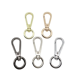 10Pcs Metal Snap Hooks Lobster Clasp KeyChain Carabiners