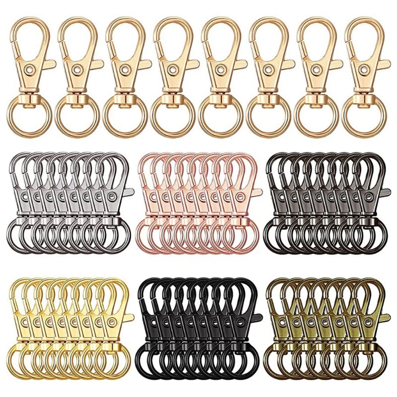 Metal Split Keychain Parts Key Chain with Open Jump Ring DIY Key Ring