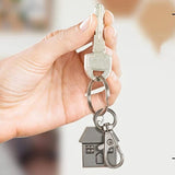Metal Split Keychain Parts Key Chain with Open Jump Ring DIY Key Ring