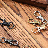 Metal Split Keychain Parts Key Chain with Open Jump Ring DIY Key Ring