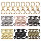 Metal Split Keychain Parts Key Chain with Open Jump Ring DIY Key Ring