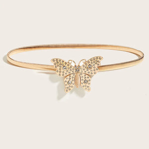 Metal Spring Belt Women's Elastic Waist Chain Girdle