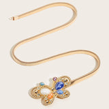 Metal Spring Belt Women's Elastic Waist Chain Girdle