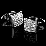 Rhinestone Crystal French Cufflinks Men's Shirt Cuff