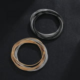 Stainless Steel Waterproof Guitar String Bracelet Charm Jewelry