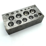 Metal Steel Dapping Block Jewelry Shaping Forming Doming Tool