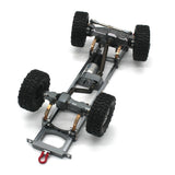 Metal Steel Leaf Spring Suspension Set for 1/16 RC Car Upgrades