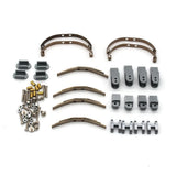 Metal Steel Leaf Spring Suspension Set for 1/16 RC Car Upgrades