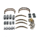 Metal Steel Leaf Spring Suspension Set for 1/16 RC Car Upgrades