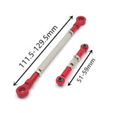Metal Steering Rod Servo Link Rod for 1/10 RC Crawler Car Upgrade Parts