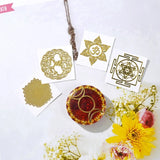 Metal Sticker Epoxy Resin Filler Silicone Mold Decorate Sticker Jewelry Making
