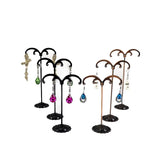 Metal T-Shaped Earring Display Stand Set