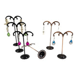Metal T-Shaped Earring Display Stand Set