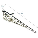 Gun-Black Big Sword Tie Clip Men's Accessories