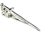 Gun-Black Big Sword Tie Clip Men's Accessories