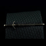 Gun-Black Big Sword Tie Clip Men's Accessories