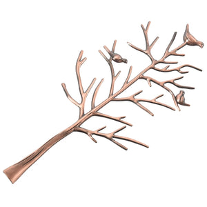 Metal Tree Jewelry Stand Display Rack Earring Necklace Ring Holder Organizer