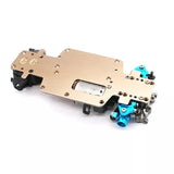 Metal Upgraded Parts Steering Cup Swing Arm Plate Set for 1/28 RC Car