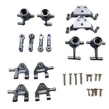 Metal Upgraded Parts Steering Cup Swing Arm Plate Set for 1/28 RC Car