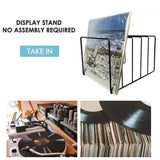 Metal Vinyl Record Display Shelf Turntable Storage Shelf Exhibit Stand Holder
