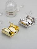 Metal Wave Asymmetry Openings Bracelet Temperament Exaggerated Wide Bracelet