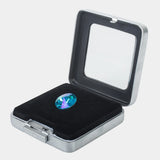 Metal Wedding Proposal Engagement Box with Velvet for Rings Jewelry Display