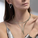 Metal Wire Necklace Set Punk Styles Girl's Party Accessories