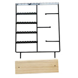 Metal Wood Earrings Display Necklace Chain Watch Jewelry Holder