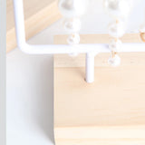 Metal Wood Earrings Display Stand Jewelry Organizer Rack