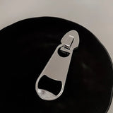 Metal Zipper Brooch European And American Style Personality