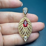 Metal Zircon Animal Pendant DIY Necklace Charms