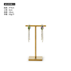 Metal Earring Jewelry Rack - Earrings Storage Display Props Customization