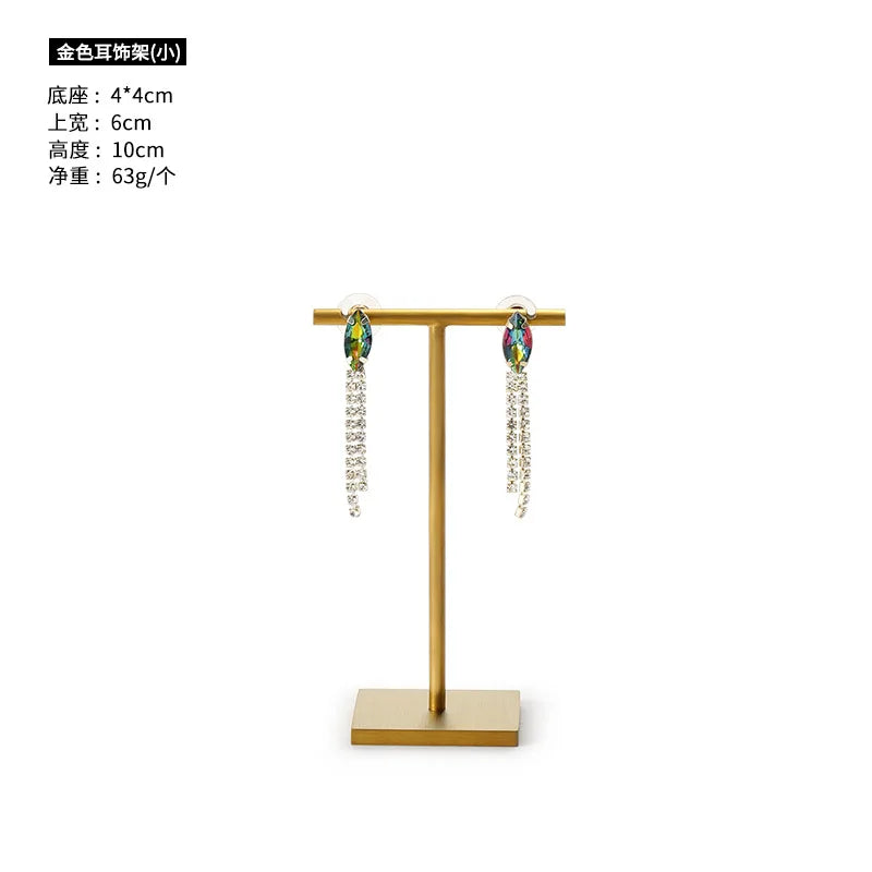 Metal Earring Jewelry Rack - Earrings Storage Display Props Customization