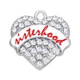 Metal Inlaid Sticker Greek Sorority Charms Pendant for Group Memory