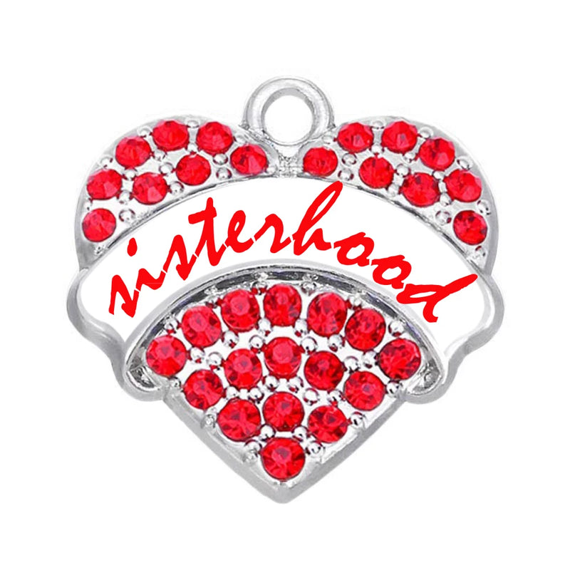 Metal Inlaid Sticker Greek Sorority Charms Pendant for Group Memory