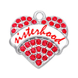 Metal Inlaid Sticker Greek Sorority Charms Pendant for Group Memory