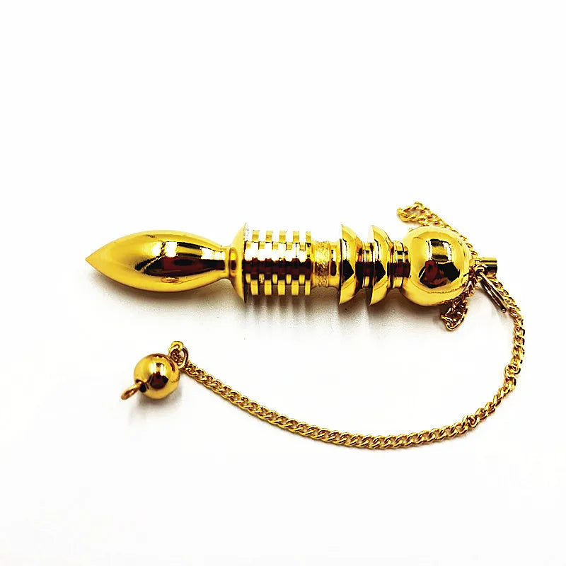 Brass Dowsing Pendulum Reiki Healing Divination Wicca Amulet Radiesthesia