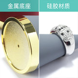 Metal ring display stand jewelry storage rack