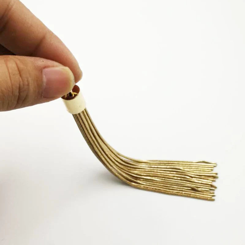 Metal Tassel Tasbih 3 Colors Tassel Earrings Bag Pendant Jewelry