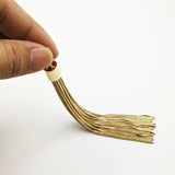 Metal Tassel Tasbih 3 Colors Tassel Earrings Bag Pendant Jewelry