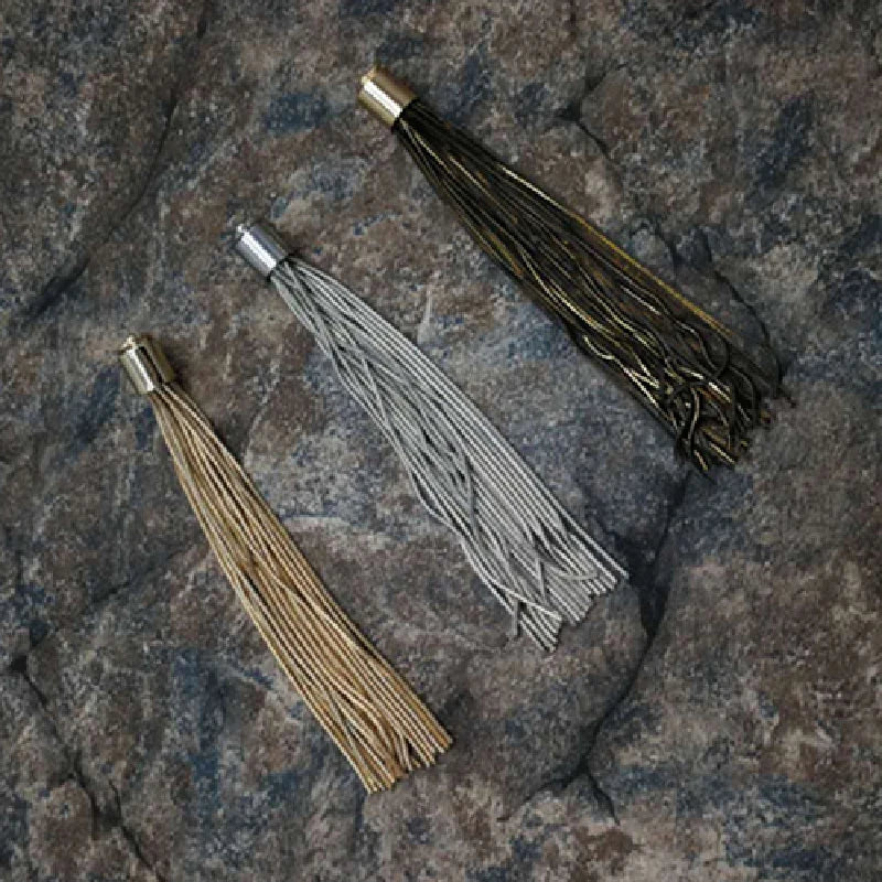 Metal Tassel Tasbih 3 Colors Tassel Earrings Bag Pendant Jewelry