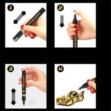 Metallic Silver Drawing Pen for Epoxy Resin Mold DIY Craft