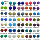 Metallic Silver Icosahedron Silicone Bead for DIY Crafts