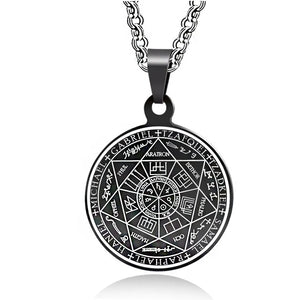 Metatron Cube Archangel Pendant Seal Of Solomon Talisman Necklace