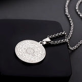 Metatron Cube Archangel Pendant Seal Of Solomon Talisman Necklace